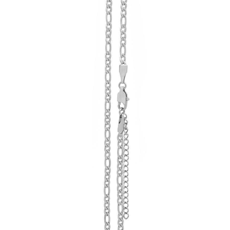 12+2" 3mm Figaro Necklace