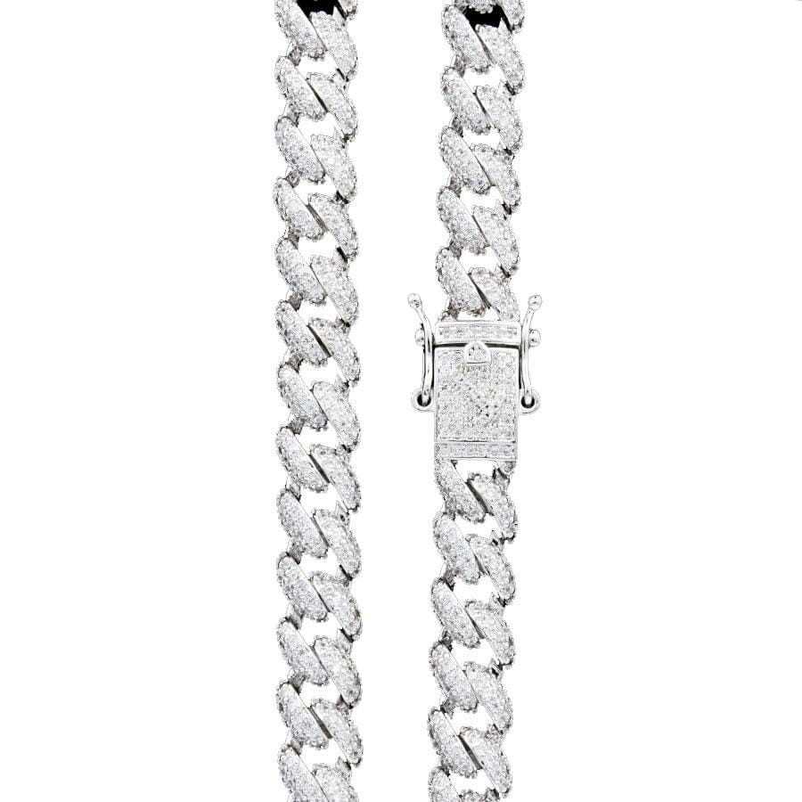 14" 8.5mm Diamond Cuban Chain