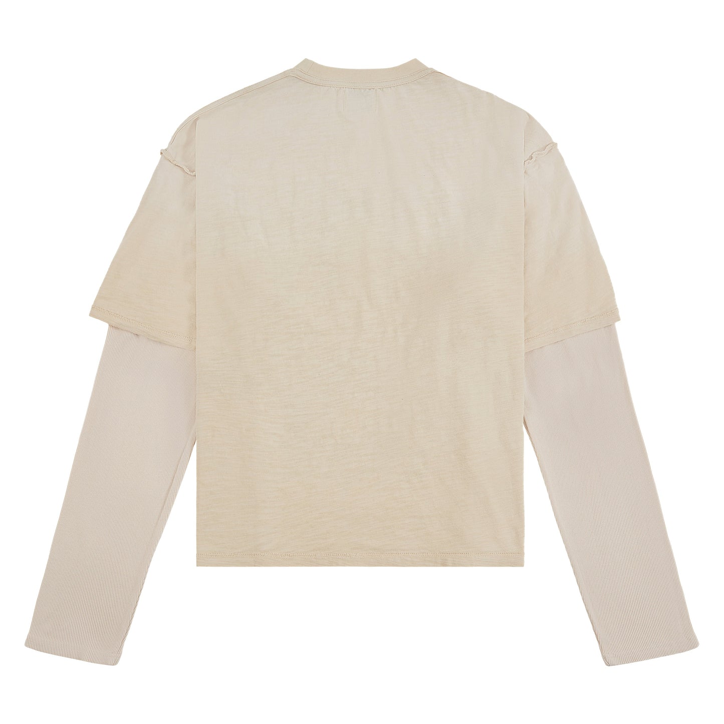 Hot As Hell Layered Tee | Antique White