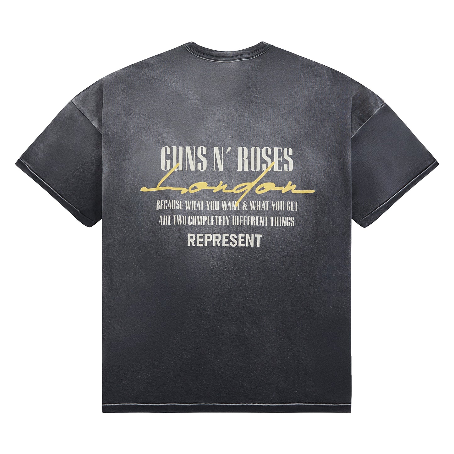 Guns N' Roses Cross Tee | Stained Black