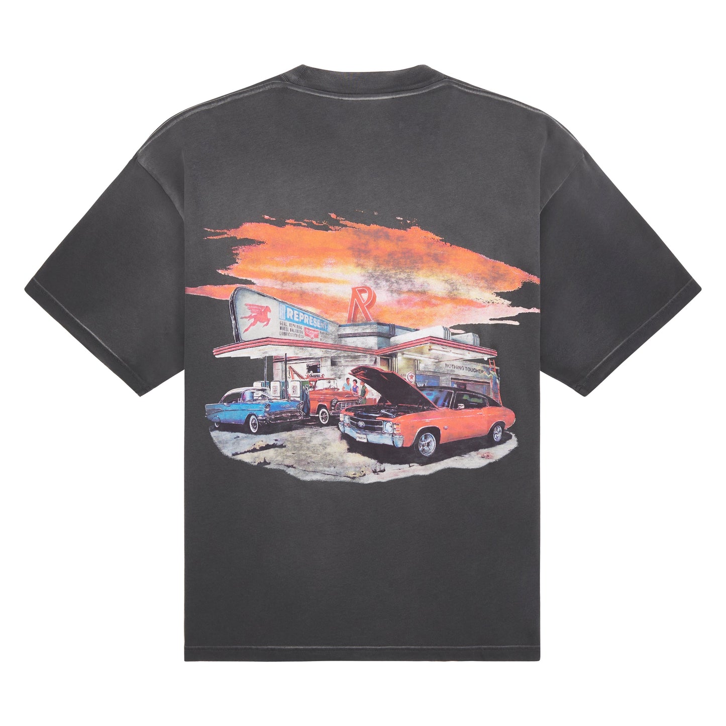 24 Hour Service Tee | Stained Black