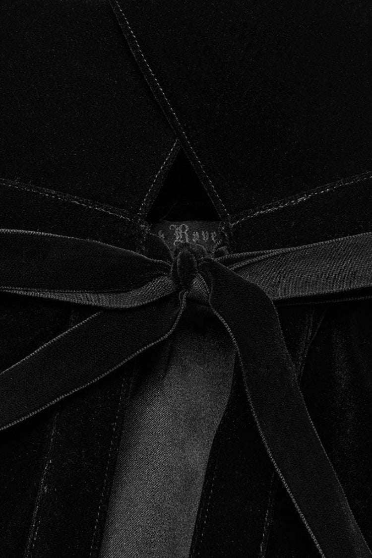 Black Bat Stand Collar Stitching Lace Nails Decorated Womens Gothic Cloak
