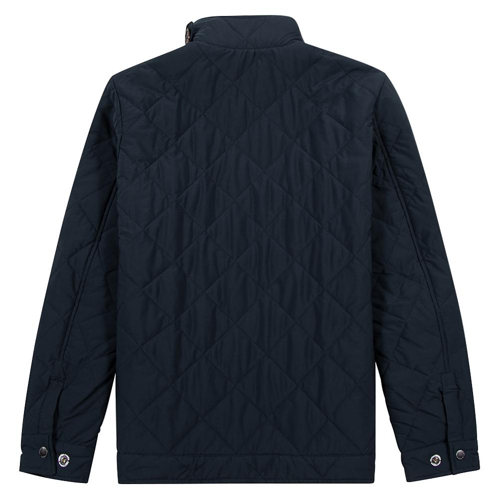 Quilted Short Jacket | Navy