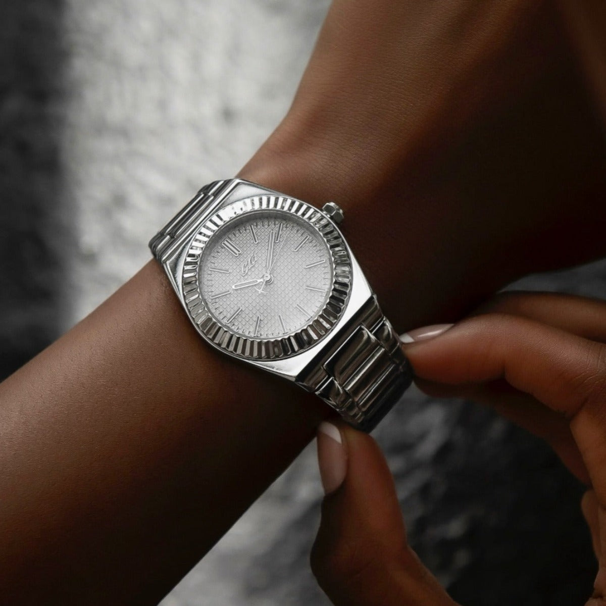 36MM Fluted Bezel Alpha Era in White Gold