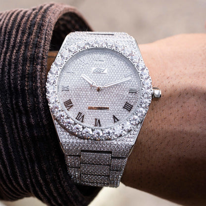 42MM Fully Iced Moissanite Alpha Era® 316