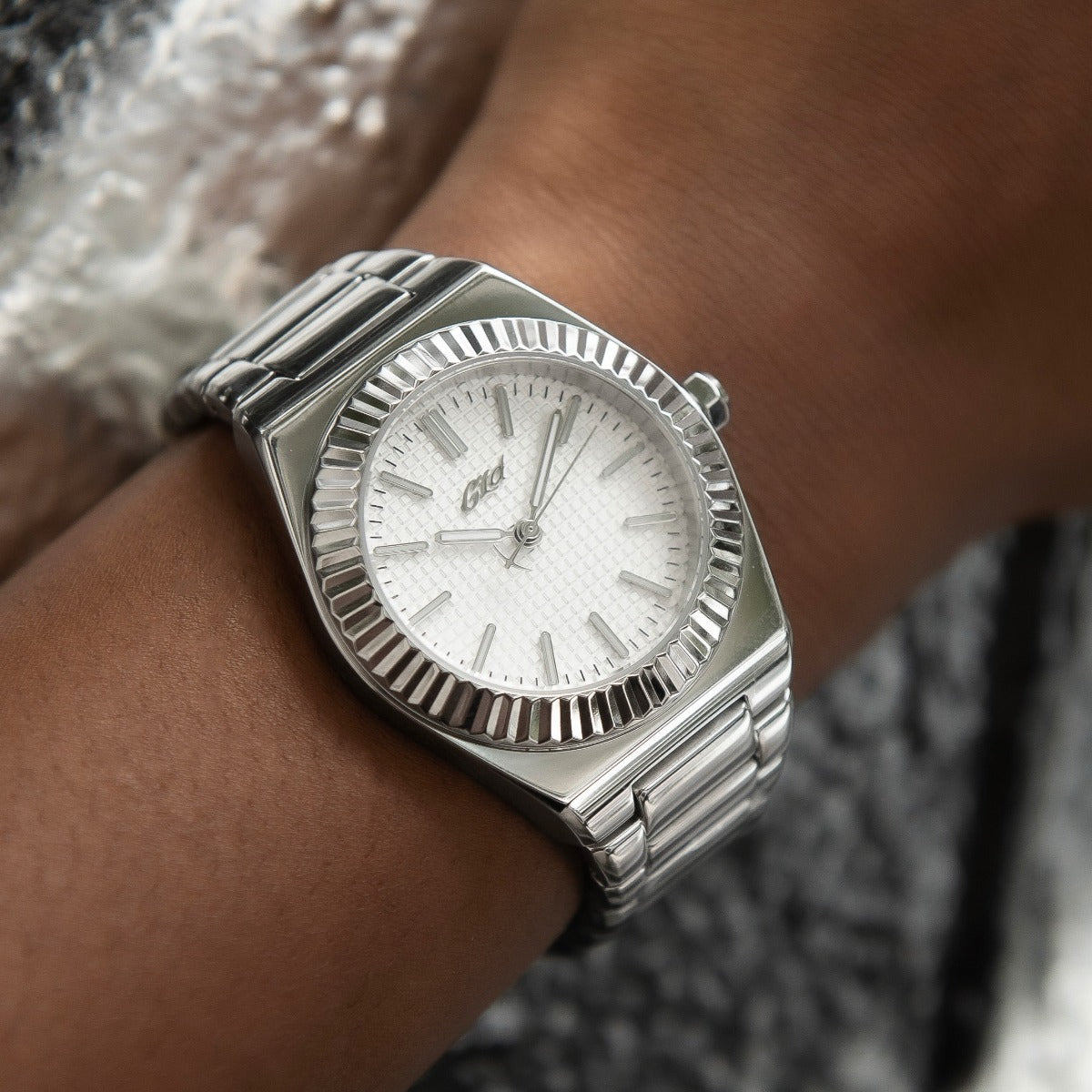 36MM Fluted Bezel Alpha Era in White Gold