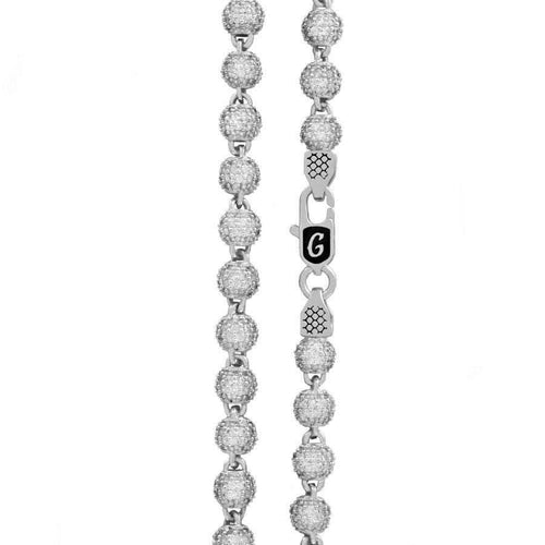 16" 4mm Iced Ball Chain