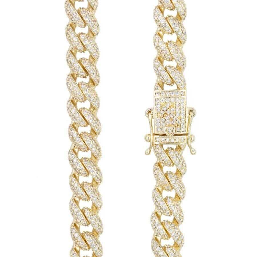16” 8.5mm Diamond Cuban Chain
