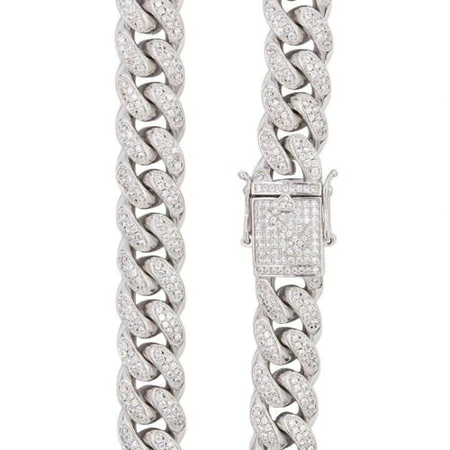 18" 12mm Diamond Cuban