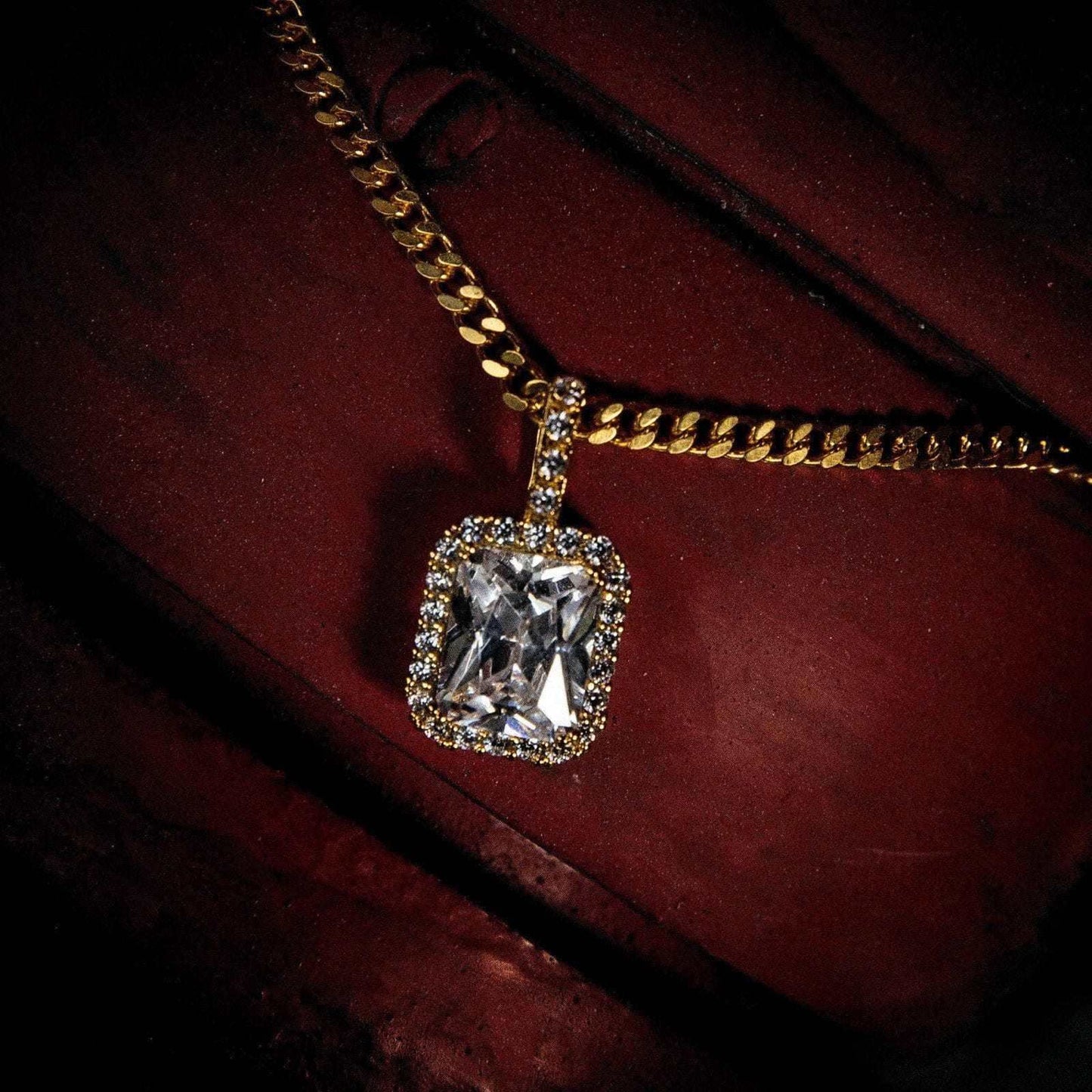 18k Vermeil Diamond Stone