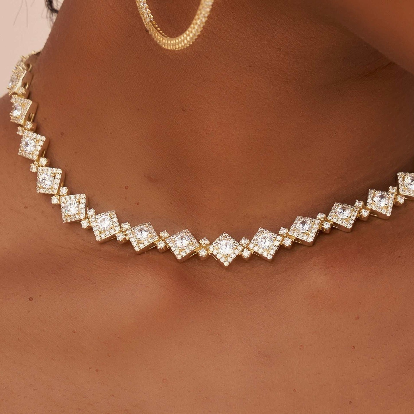 Cloister Link Necklace in Yellow Gold - 10mm