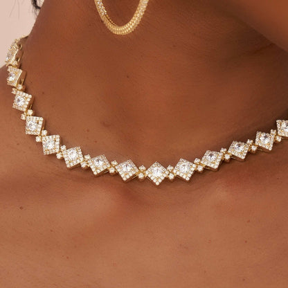 Cloister Link Necklace in Yellow Gold - 10mm