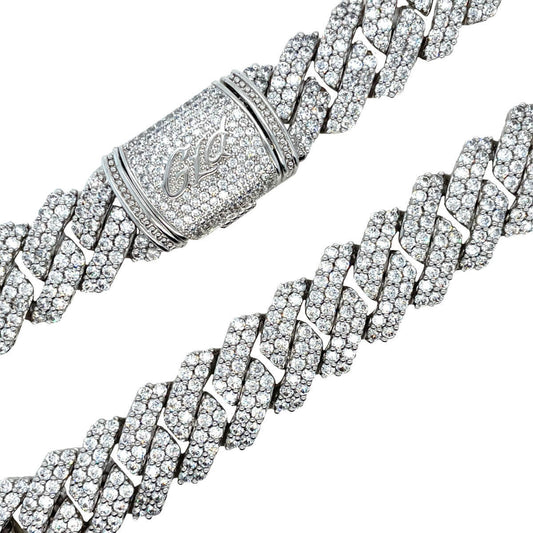 19MM Diamond Prong Cuban