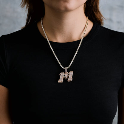 "1of1" Pendant in Rose Gold