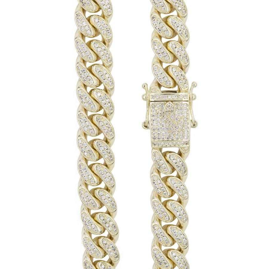 20" 12mm Diamond Cuban Link
