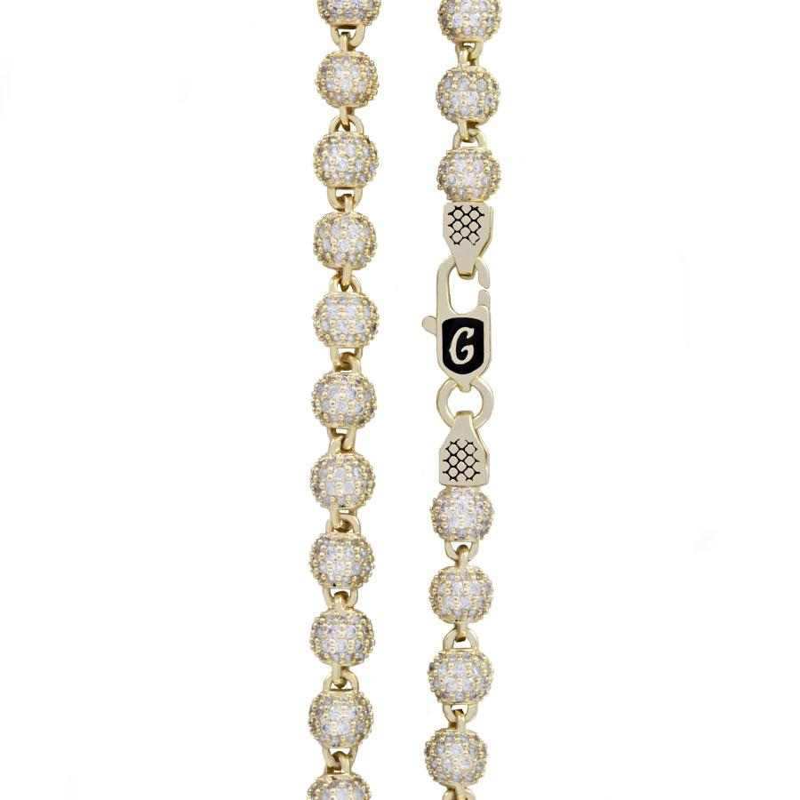20" 4mm Iced Ball Chain