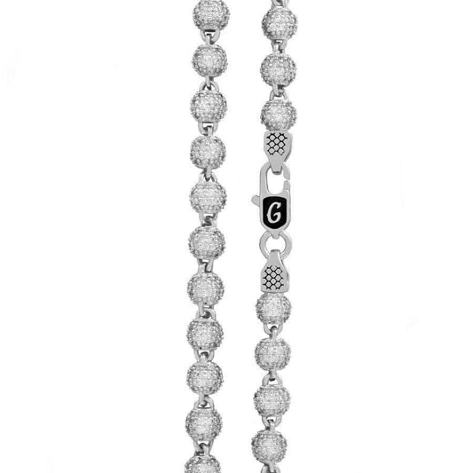 20" 4mm Iced Ball Chain