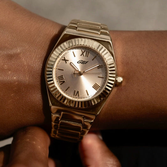36MM Fluted Bezel Alpha Era in Yellow Gold