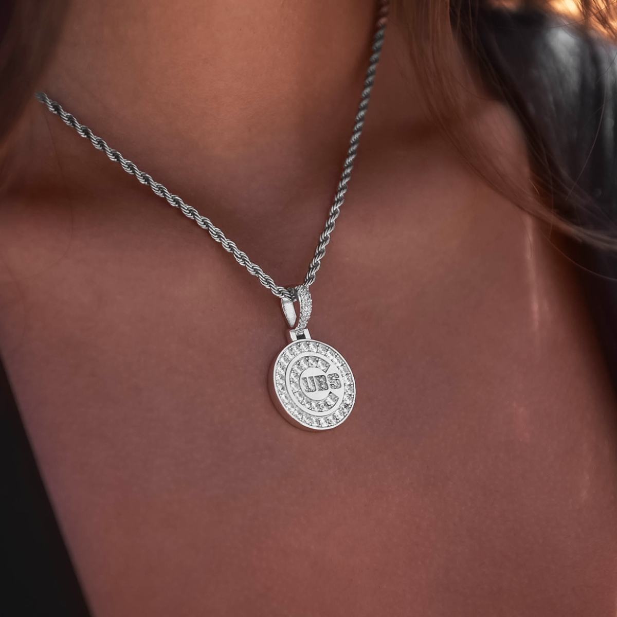 Chicago Cubs Micro Logo Pendant