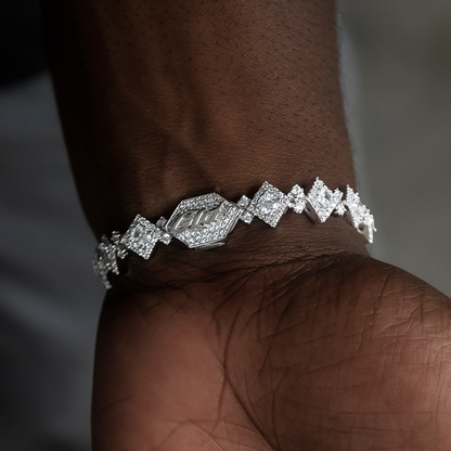 Cloister Link Chain + Bracelet Bundle in White Gold