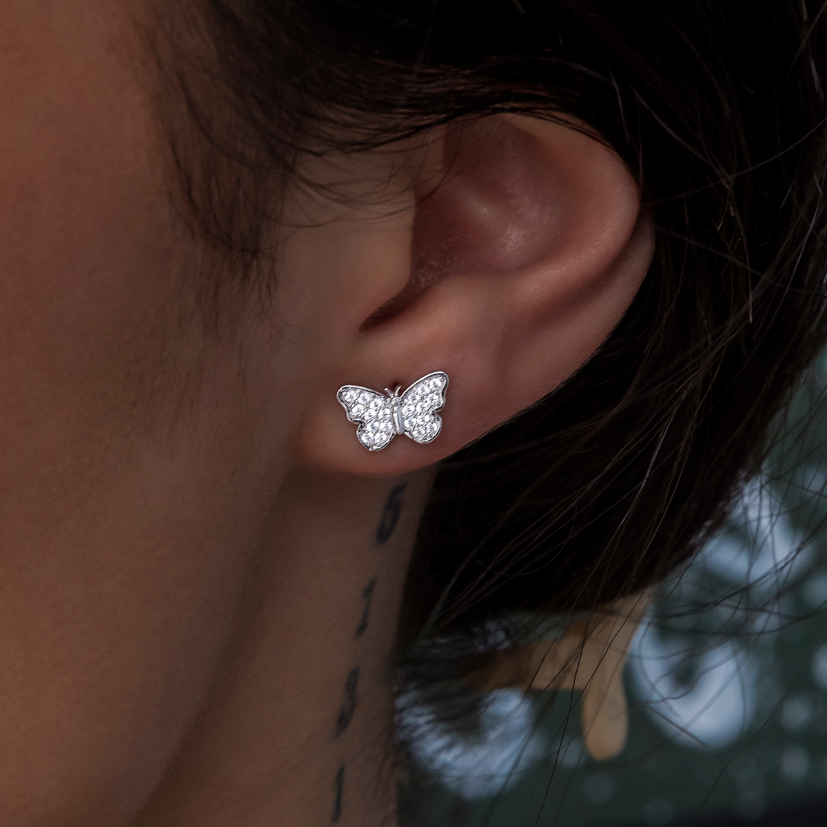 Butterfly Stud Earrings