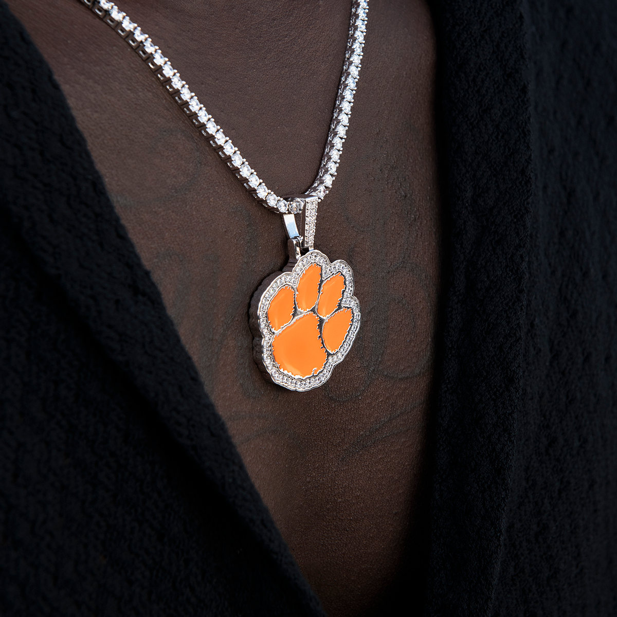 Clemson Tigers Official NCAA Logo Pendant