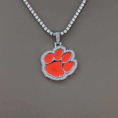Clemson Tigers Official NCAA Logo Pendant