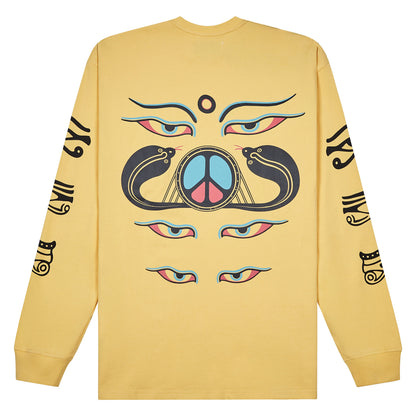 Peace Within L/S Tee | Yellow