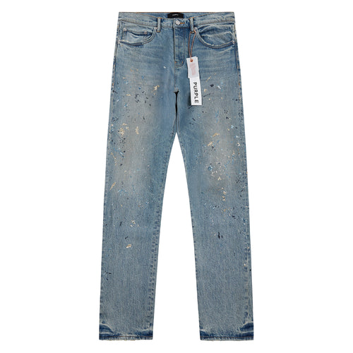 Sequin Splatter Paint Denim