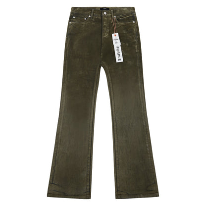 Flock Dipped Flared | Green
