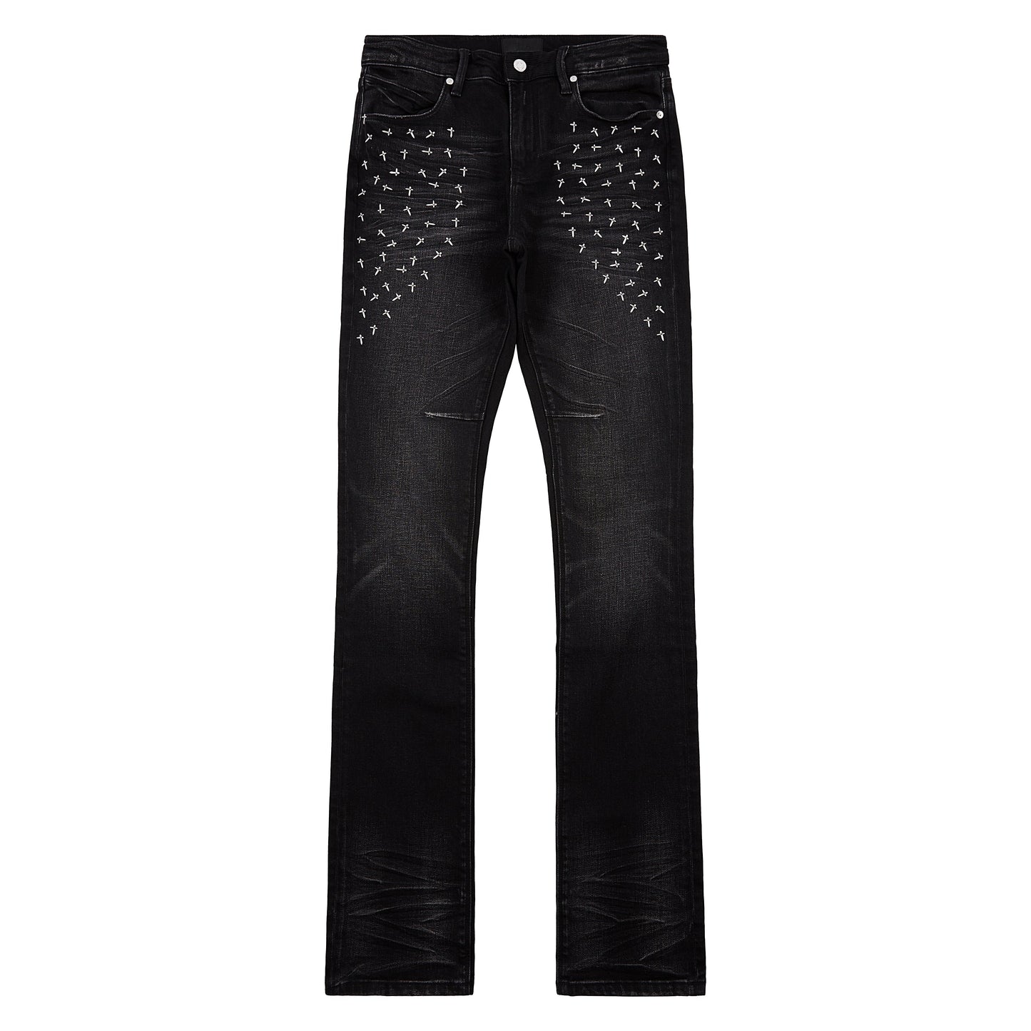 Olivier Denim | Graphite Fade Cross