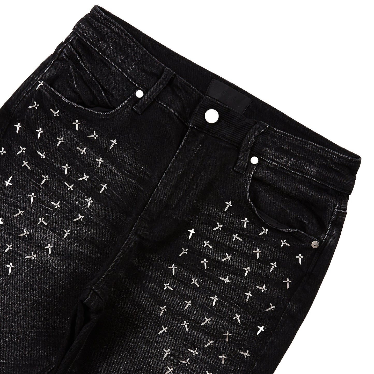 Olivier Denim | Graphite Fade Cross