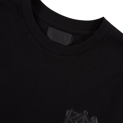 Liam Cyber Metal Tee | Black