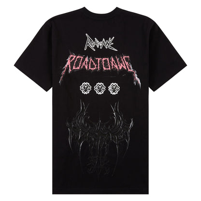 Liam Cyber Metal Tee | Black