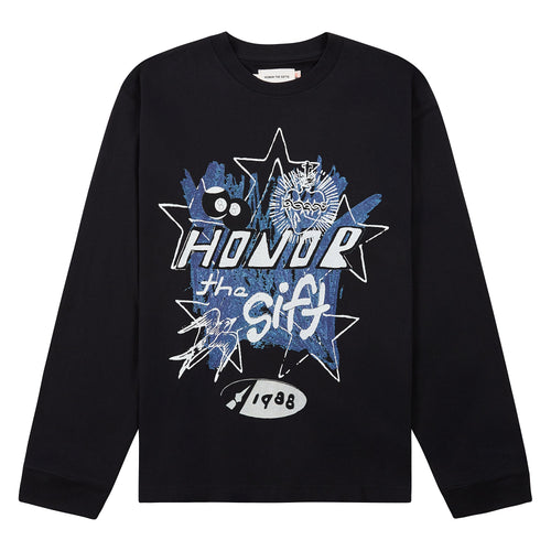 Pop Art L/S Tee | Black