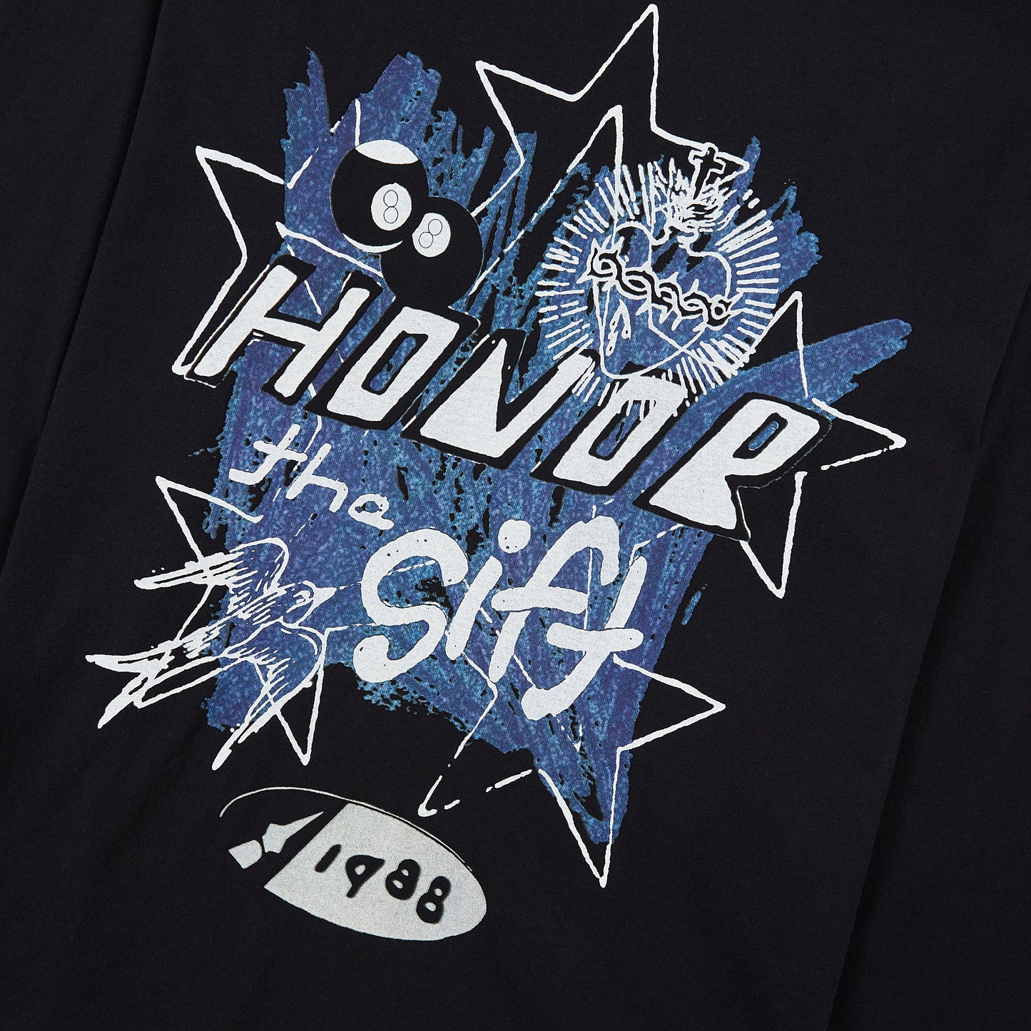 Pop Art L/S Tee | Black