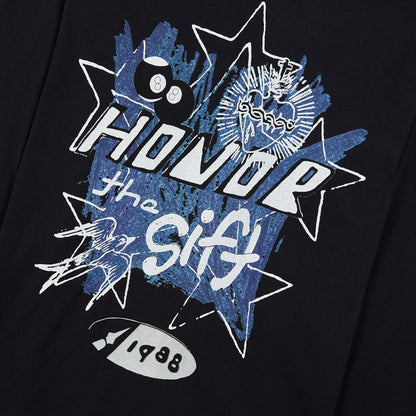 Pop Art L/S Tee | Black