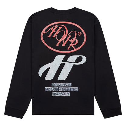Pop Art L/S Tee | Black