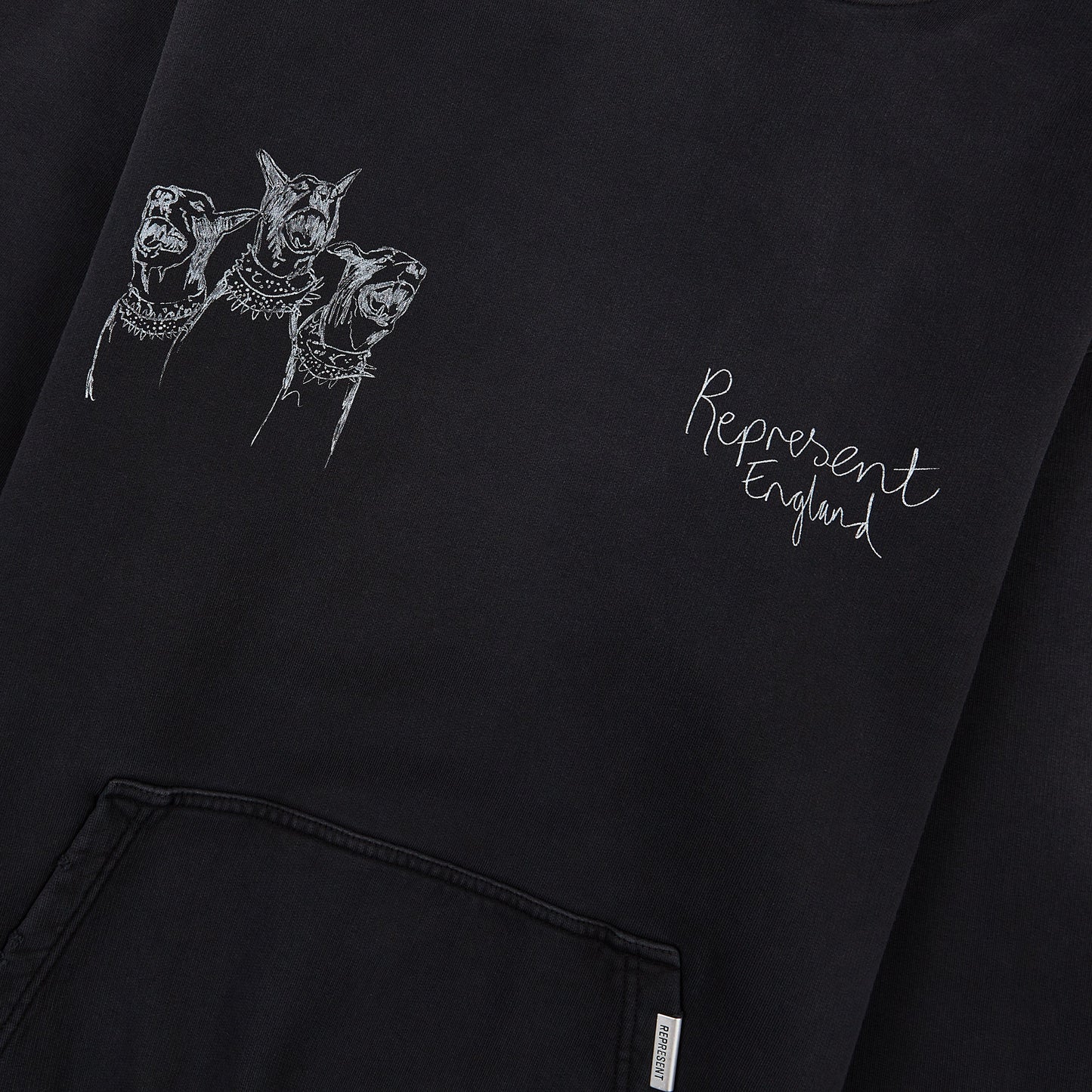 Hand Drawn Thoroughbred Dogs Hoodie