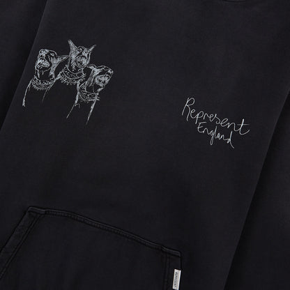 Hand Drawn Thoroughbred Dogs Hoodie