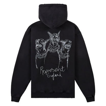 Hand Drawn Thoroughbred Dogs Hoodie