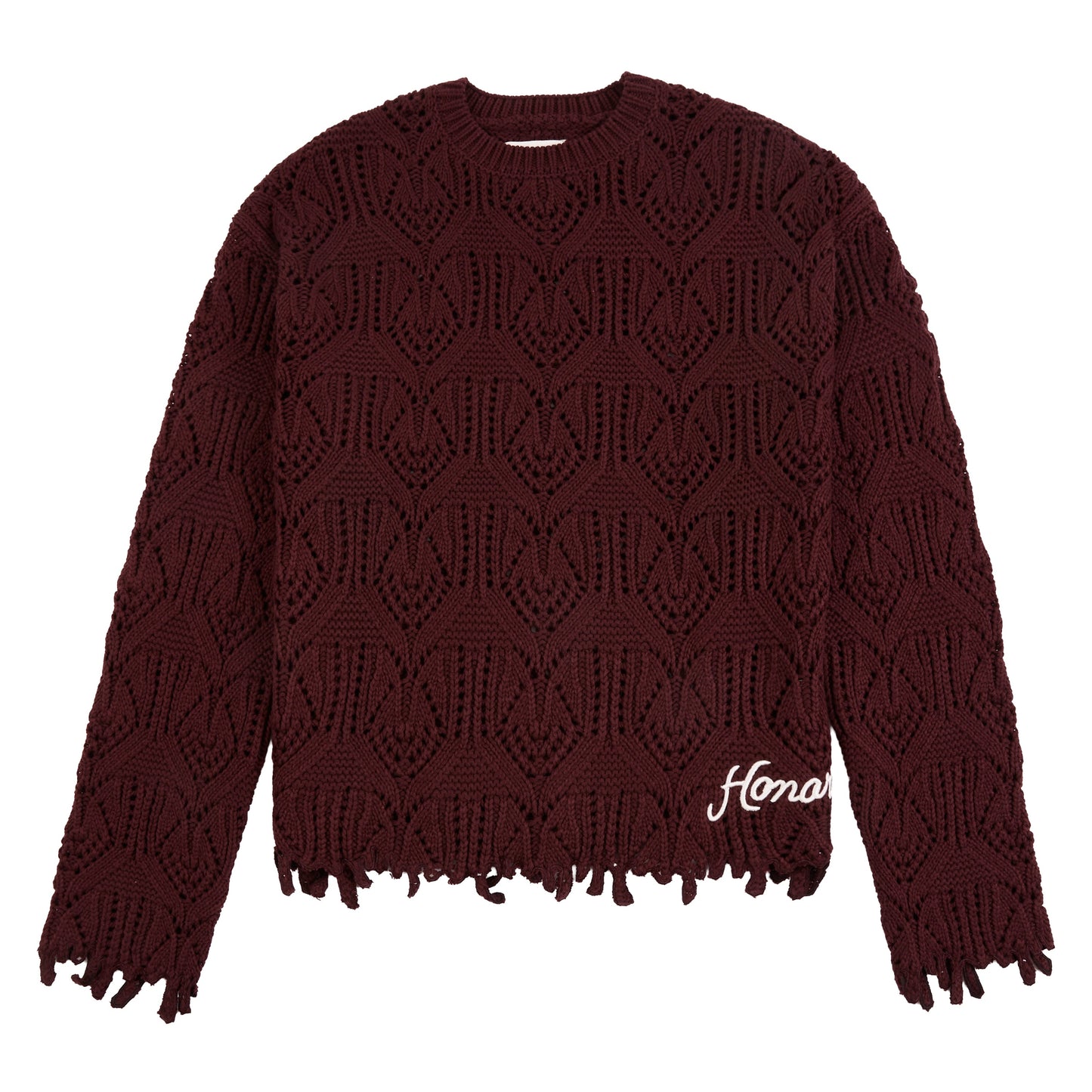 Cable Sweater | Berry