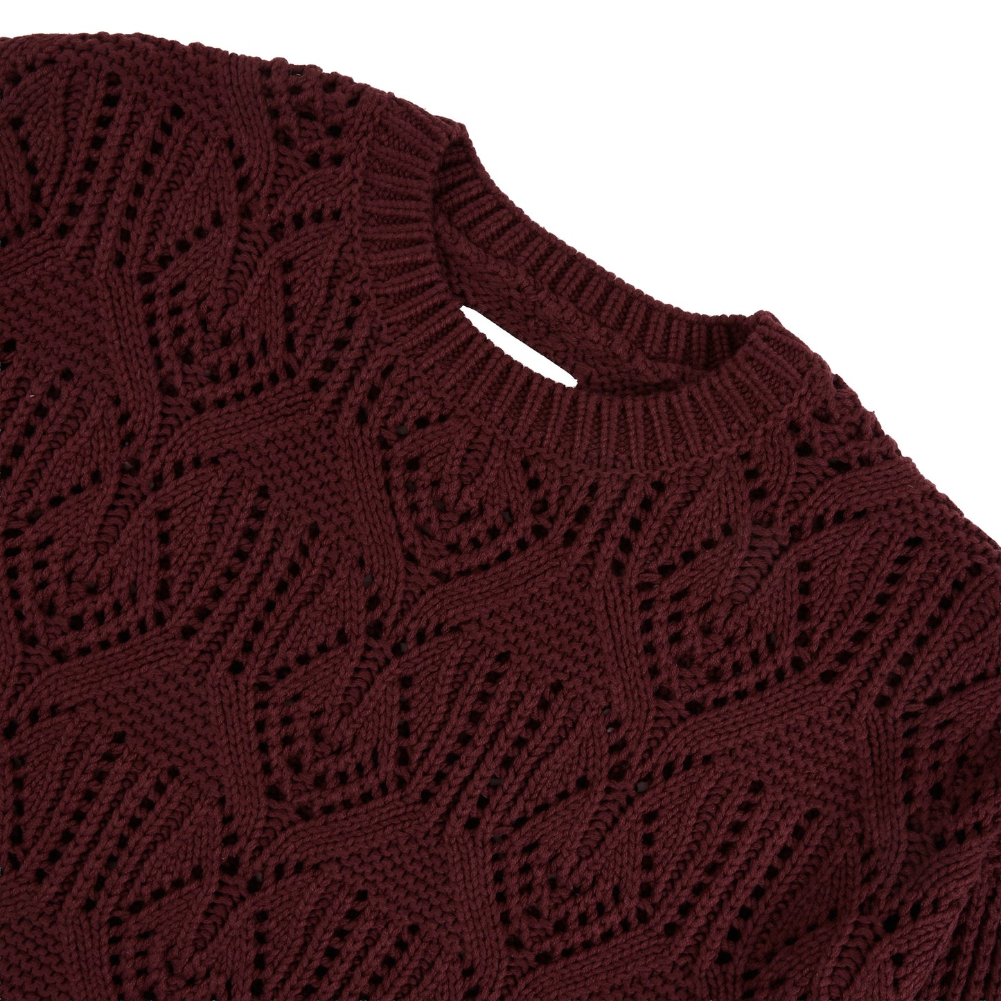Cable Sweater | Berry