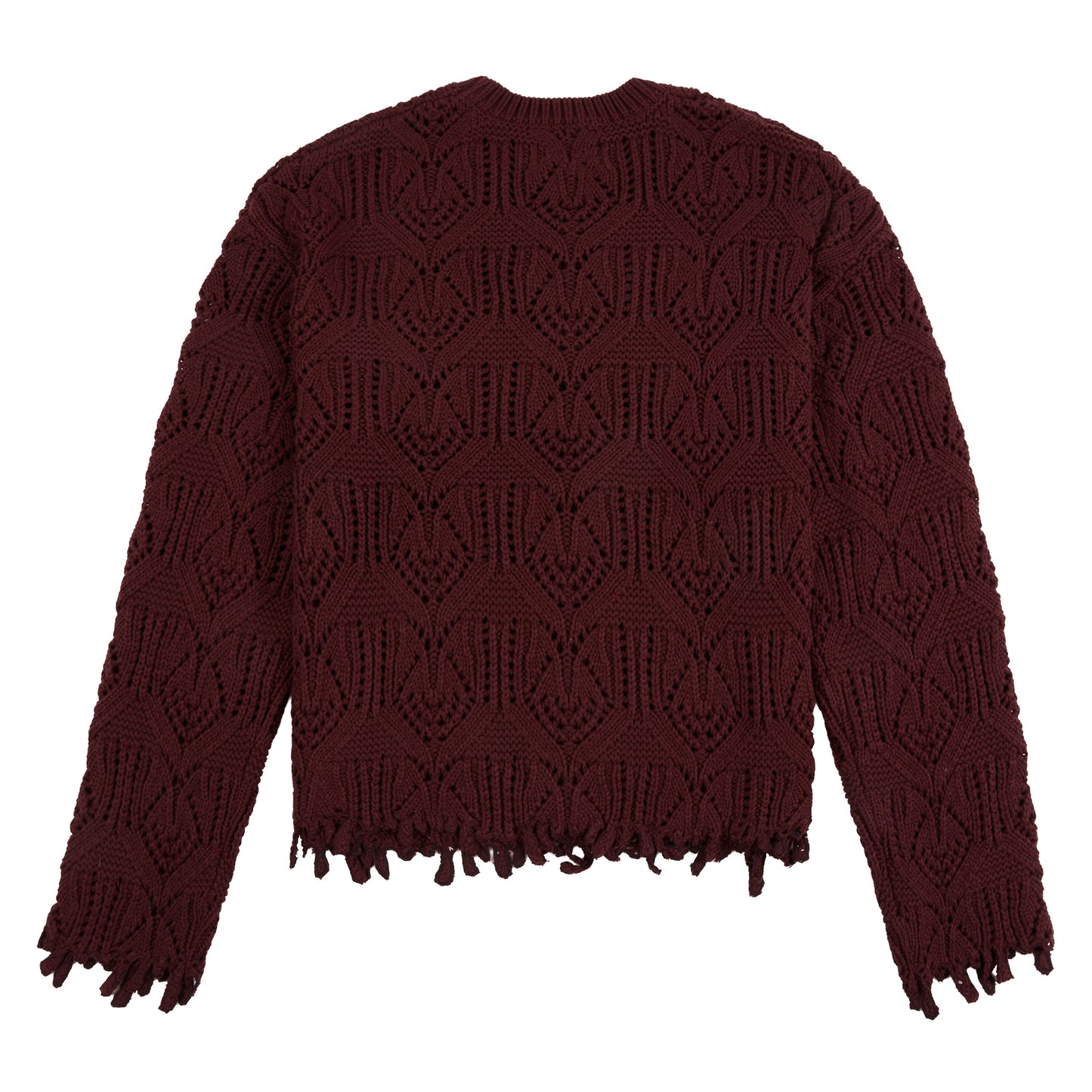 Cable Sweater | Berry