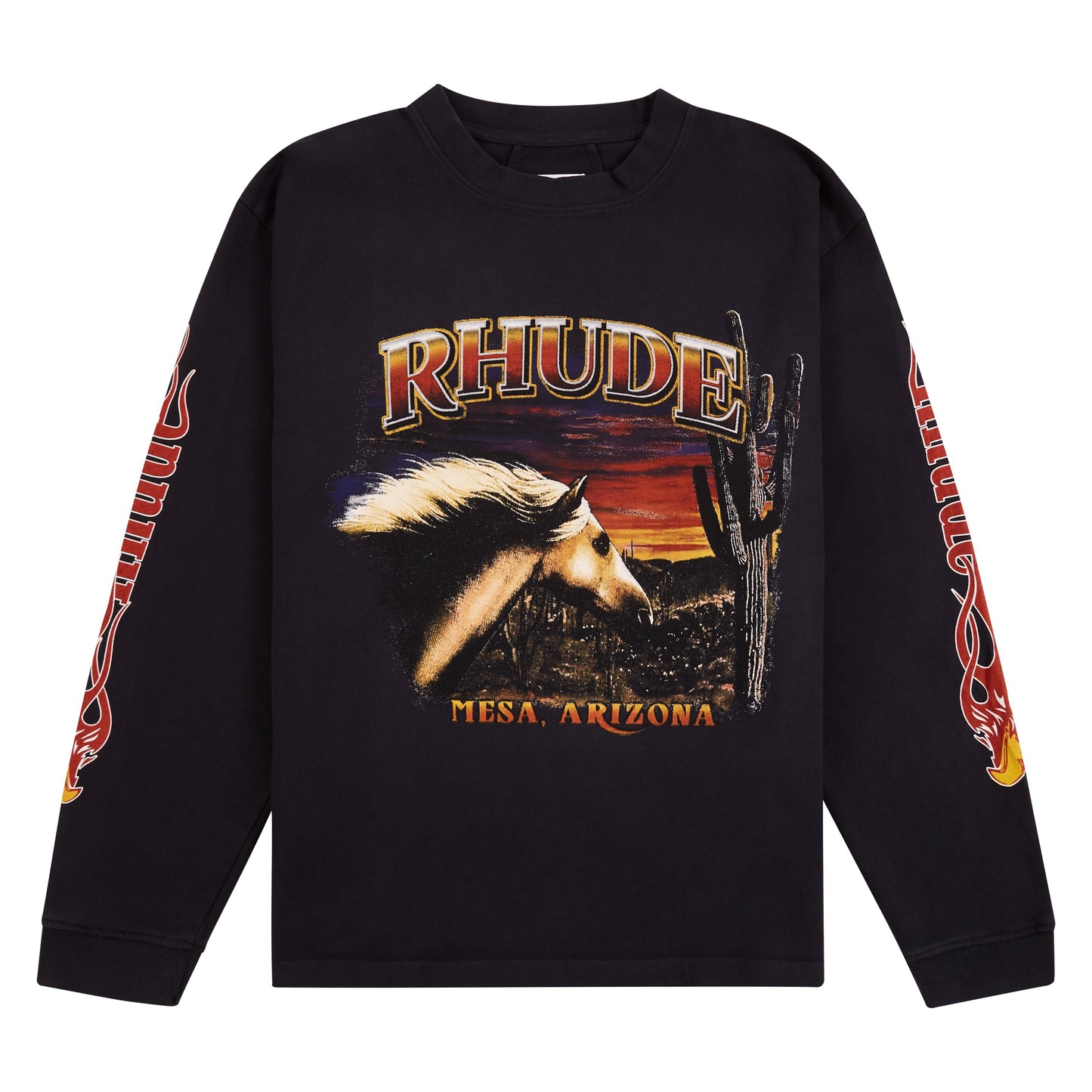 Mesa Stallion L/S Tee | Vintage Black