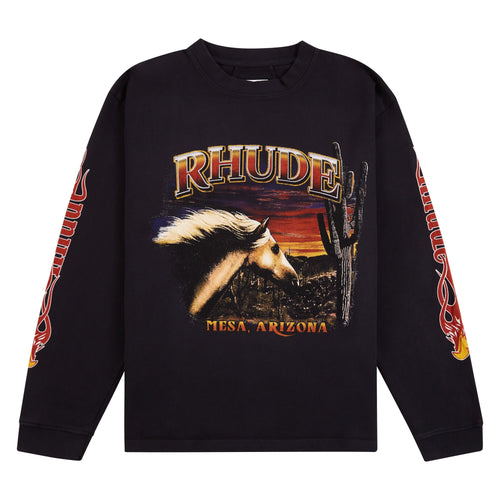 Mesa Stallion L/S Tee | Vintage Black