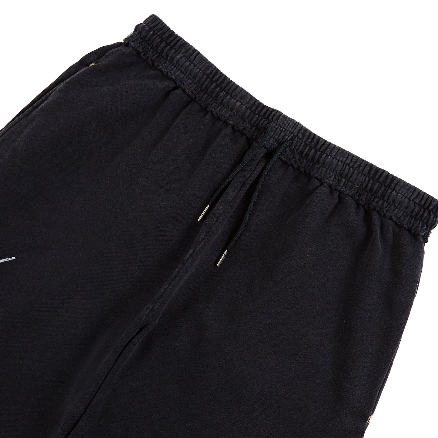 Distressed Script Sweatpant | Black