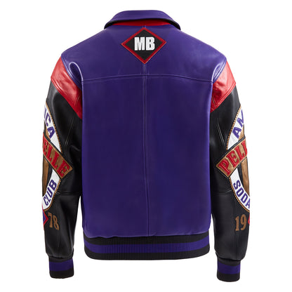 American Soda Club Jacket | Purple/Black/Cabernet