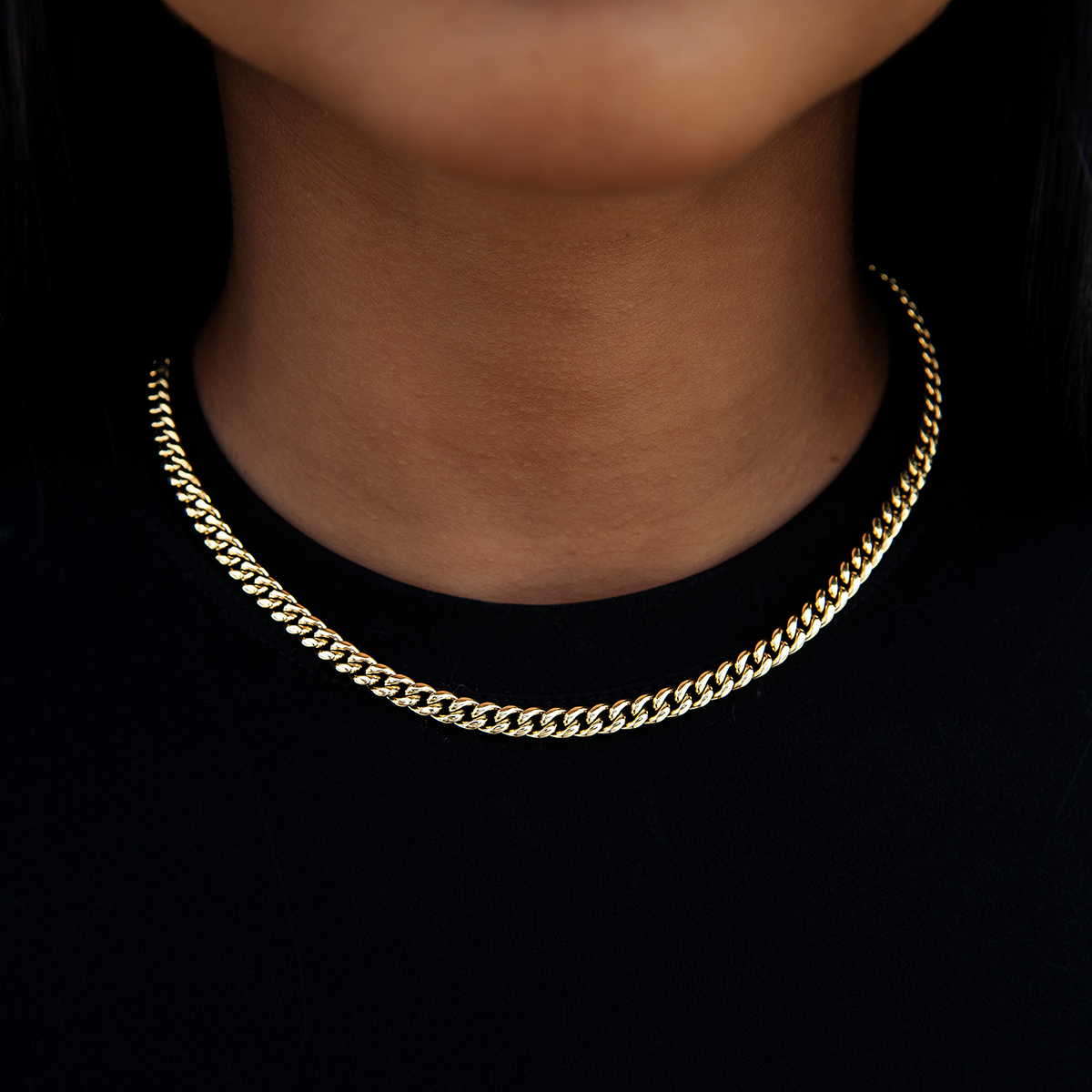 5mm Cuban Necklace + Bracelet Bundle - Yellow Gold
