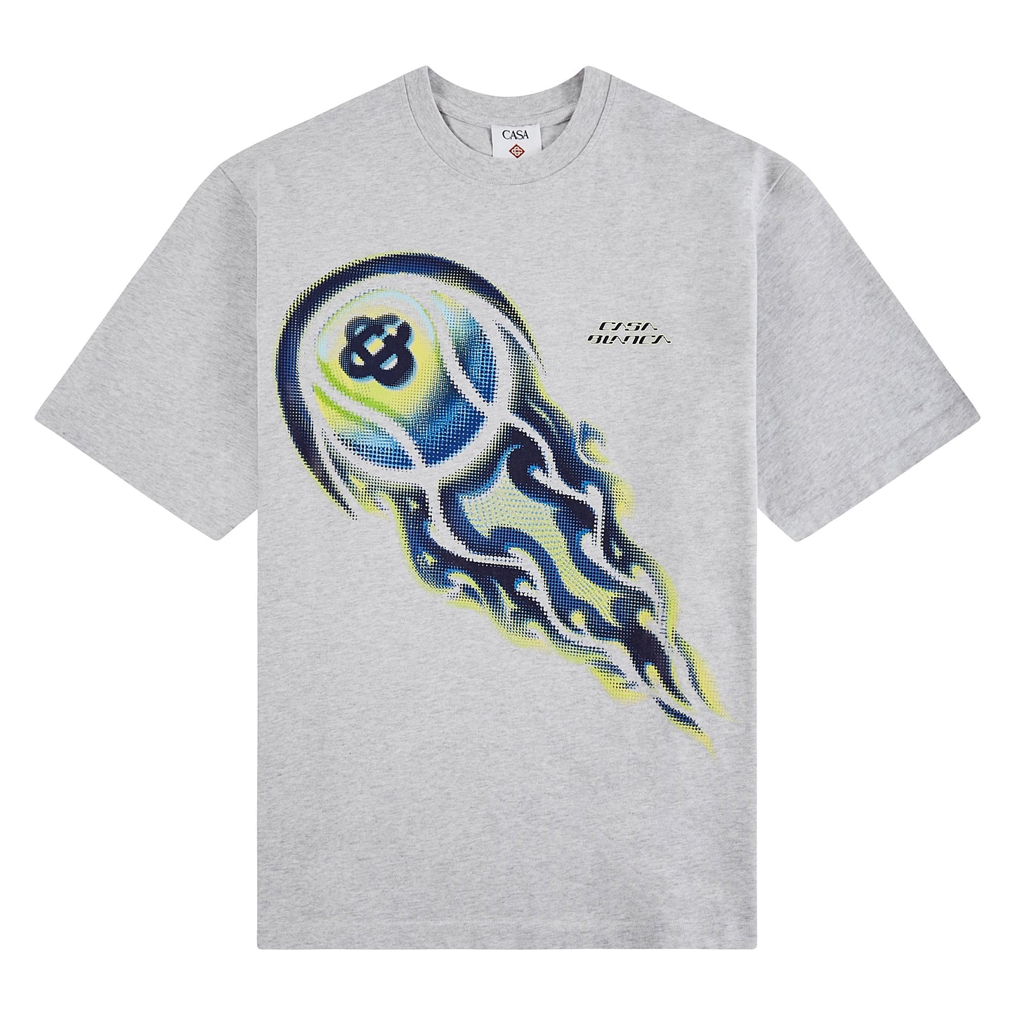Flaming Tennis Ball Tee